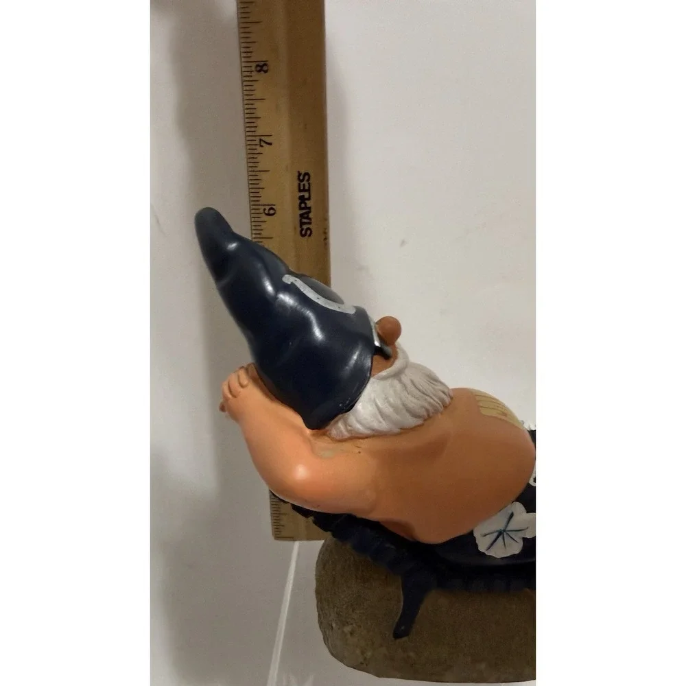Indianapolis Colts Gnome Figurine Beach Lounger Funny Fan Decor Football  Garden